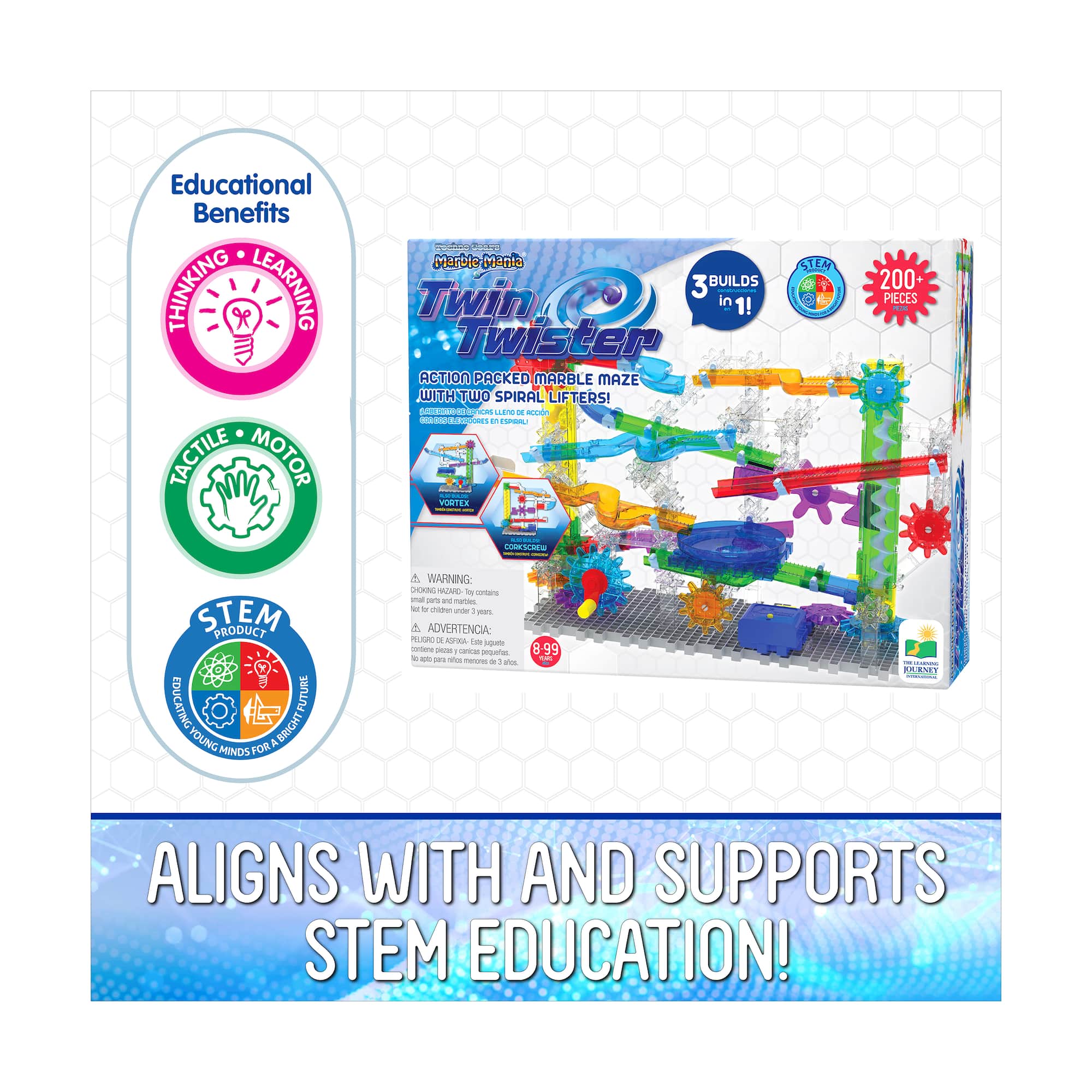 Techno Gears Marble Mania - Twin Twister: 200+ Pcs